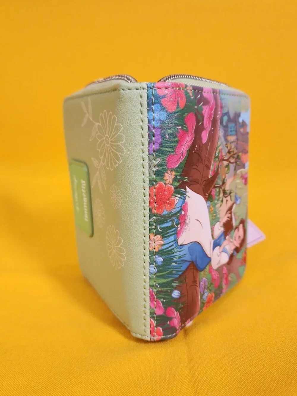 Loungefly Disney Princess Beauty And The Beast Belle Reading Books Zip Wallet